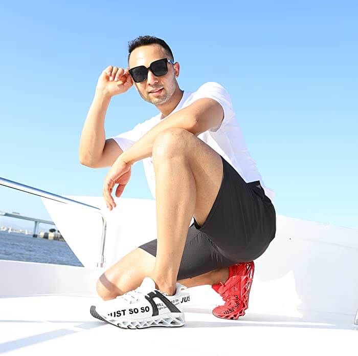 Unisex Andningsbar Stötdempende Sneakers för Aktiva Män och Kvinnor