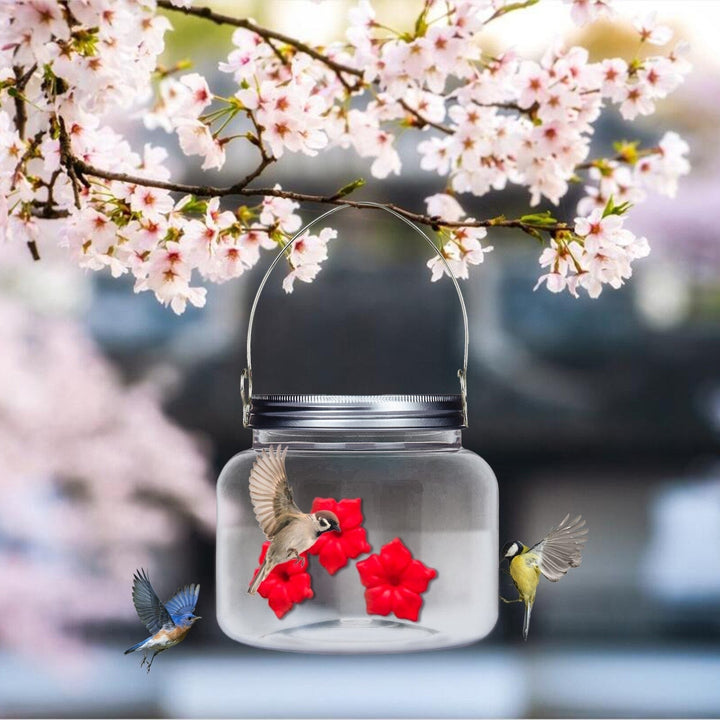 Unisex Kolibrimaterkrukke med Blomsterporter