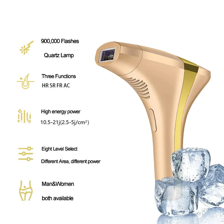 Unisex Laser Epilator för Hårfjerning Ansikt och Kropp
