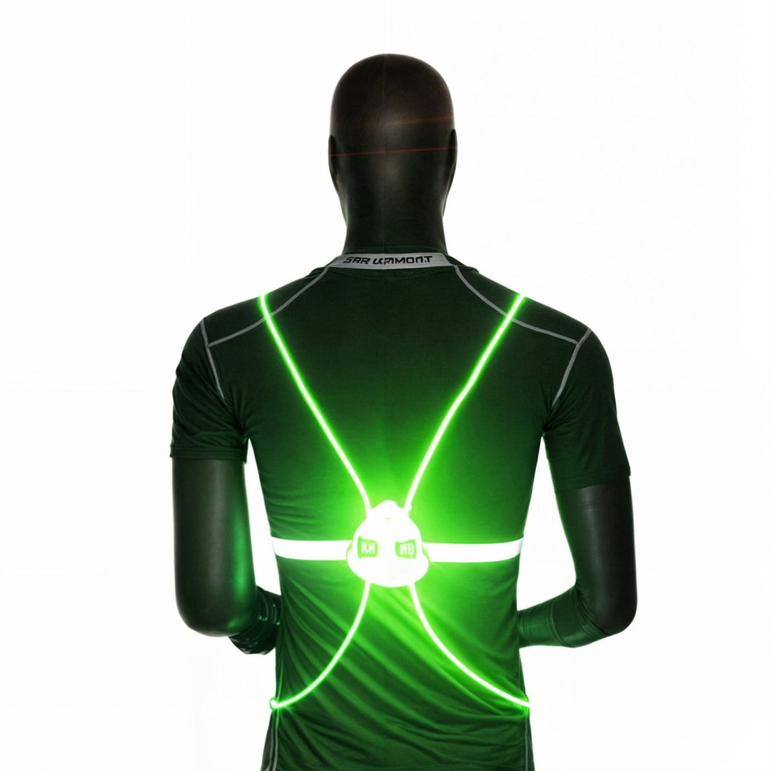 Unisex LED Refleksvest för Maximal Synlighet och Säkerhet i Mörket