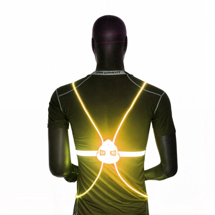 Unisex LED Refleksvest för Maximal Synlighet och Säkerhet i Mörket