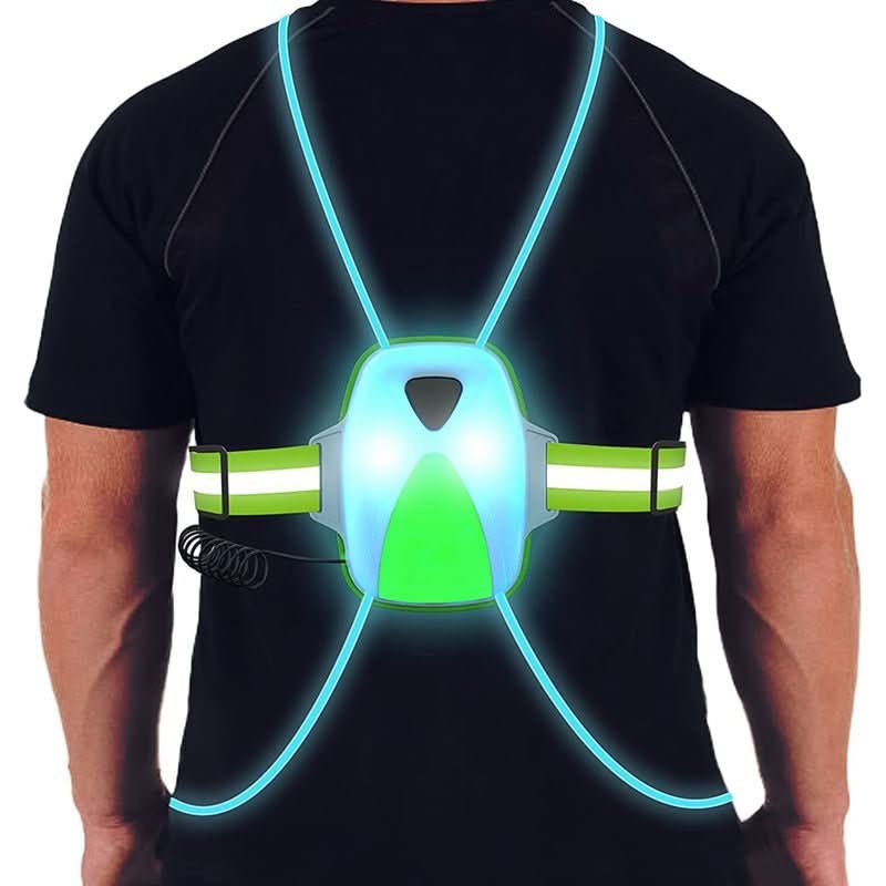 Unisex LED Sikkerhetsvest för Ökt Synlighet