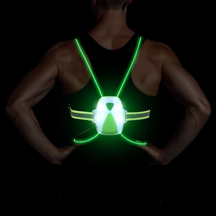 Unisex LED Sikkerhetsvest för Ökt Synlighet