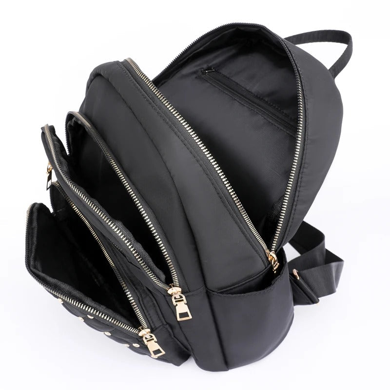 Unisex Lätt Vattenavvisande Nylon Ryggsäck