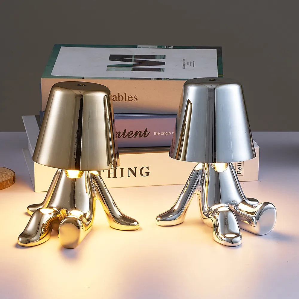 Unisex Liten Dimmbar Bordslampa för Sovrum och Hem