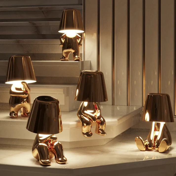 Unisex Liten Dimmbar Bordslampa för Sovrum och Hem