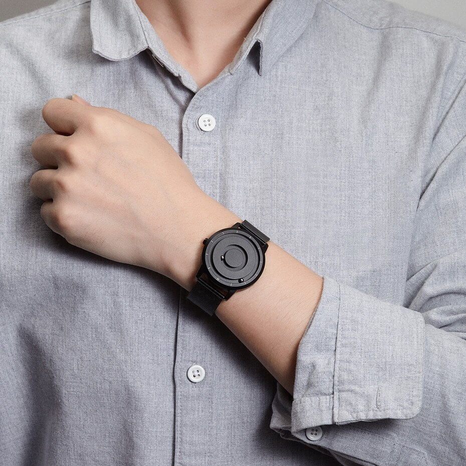 Unisex Magnetisk Armbåndsur med Unikt Design