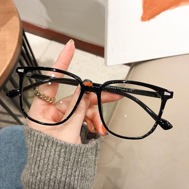 Unisex Närsynte Briller med Styrka och Anti-blått Ljus
