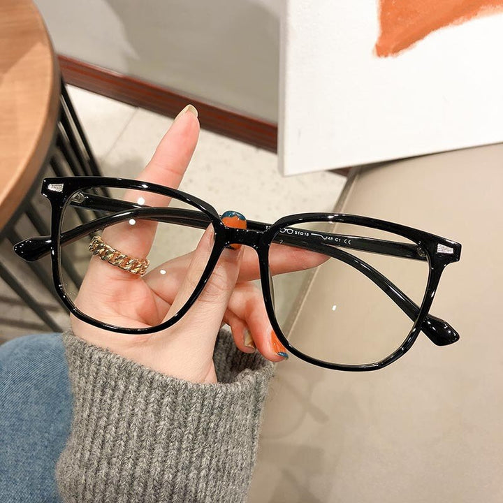 Unisex Närsynte Briller med Styrka och Anti-blått Ljus