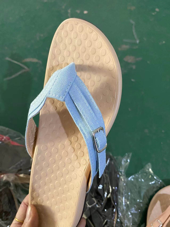 Unisex Ortopediska Flip-flops för Komfort och Stöd vid Varje Steg