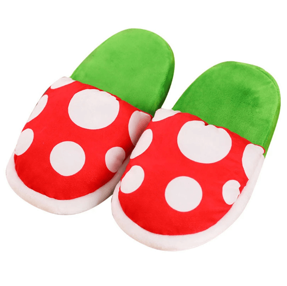 Unisex Piranha Blomma Plysj Tofflor