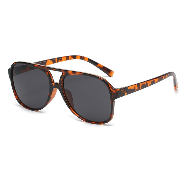 Unisex Retro Aviator Solbriller med UV400 Skydd