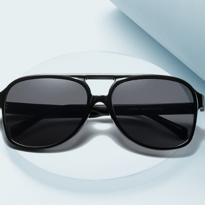 Unisex Retro Aviator Solbriller med UV400 Skydd