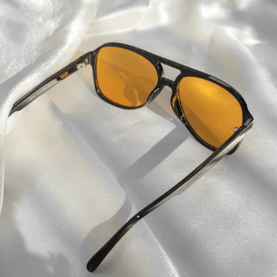 Unisex Retro Aviator Solbriller med UV400 Skydd
