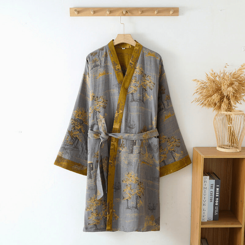 Unisex Badekåpe Kimono Retrodesign