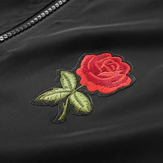 Unisex Roses Vindjacka – Snygg och Vattenavvisande Skydd mot Varet
