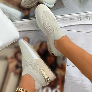 Unisex Ortopediska Slip-On Fritidssko med Andningsbar Mesh