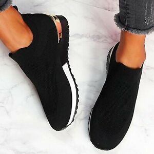 Unisex Ortopediska Slip-On Fritidssko med Andningsbar Mesh