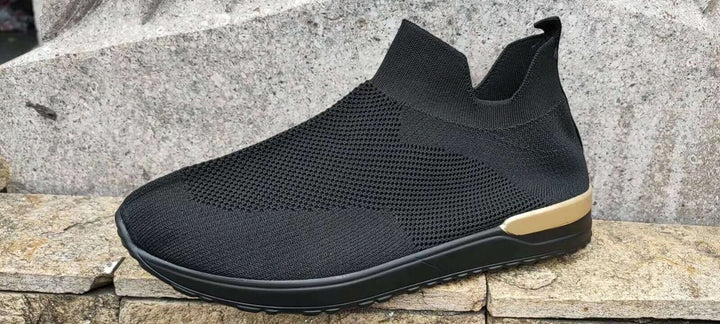 Unisex Ortopediska Slip-On Fritidssko med Andningsbar Mesh