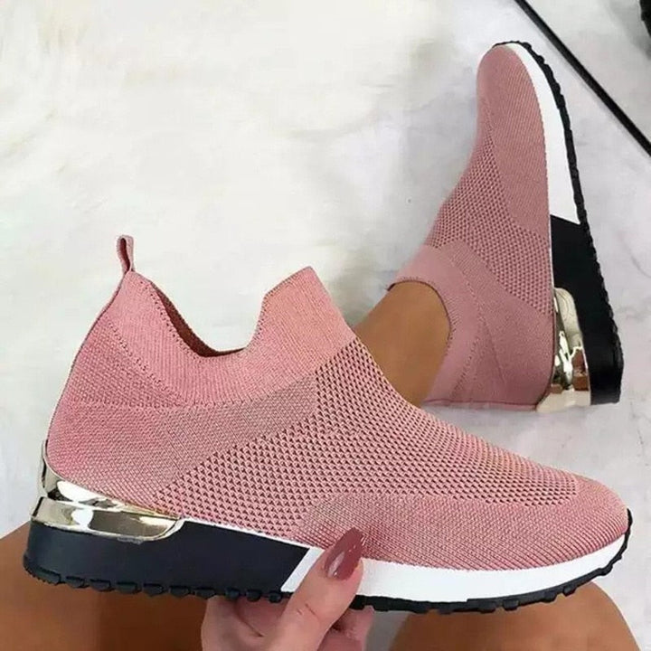 Unisex Ortopediska Slip-On Fritidssko med Andningsbar Mesh