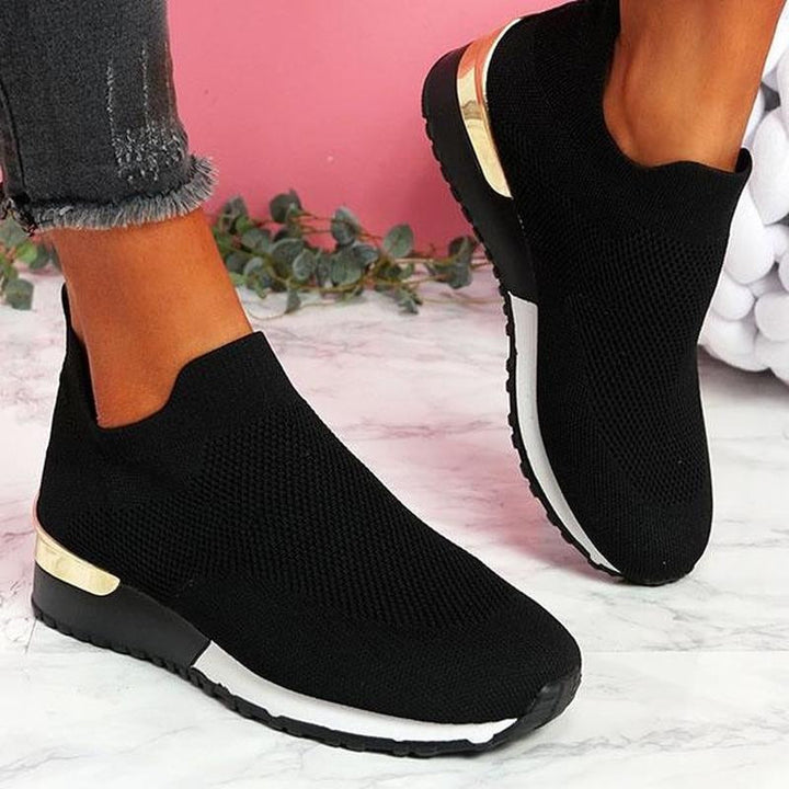 Unisex Ortopediska Slip-On Fritidssko med Andningsbar Mesh