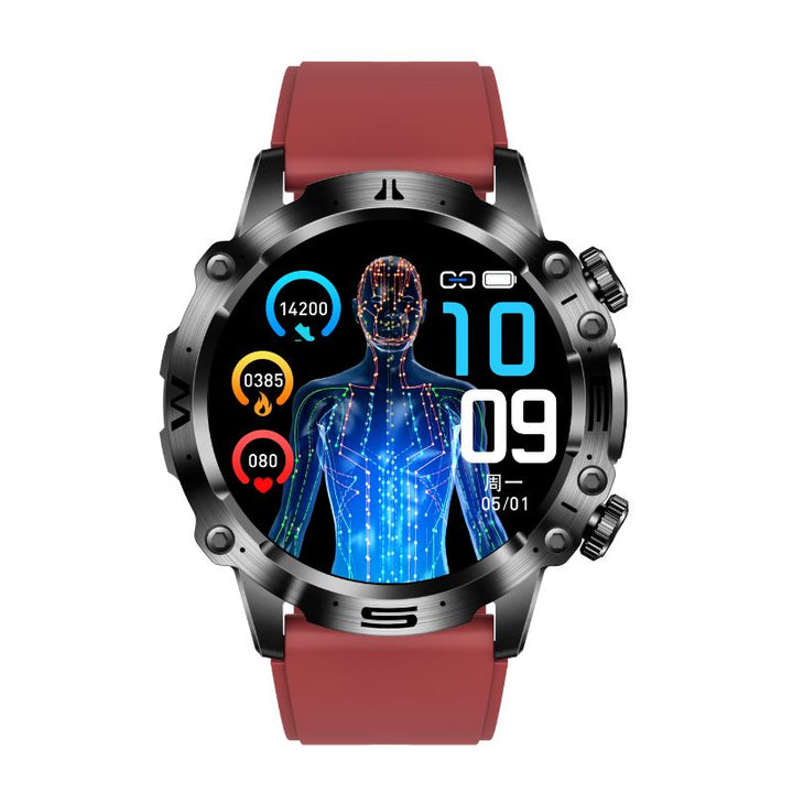 Unisex Smartklokke med EKG och Helseovervåking