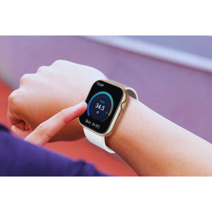 Unisex Smartklokke med Trådlös Laddning för Fitness och Livsstil