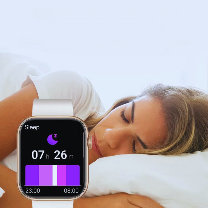 Unisex Smartklokke med Trådlös Laddning för Fitness och Livsstil