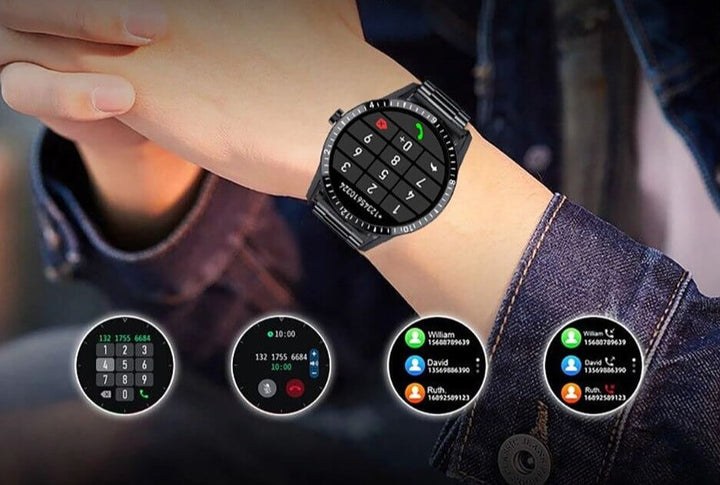 Unisex Smartklokke med Aktivitetsporing och HD Skjerm