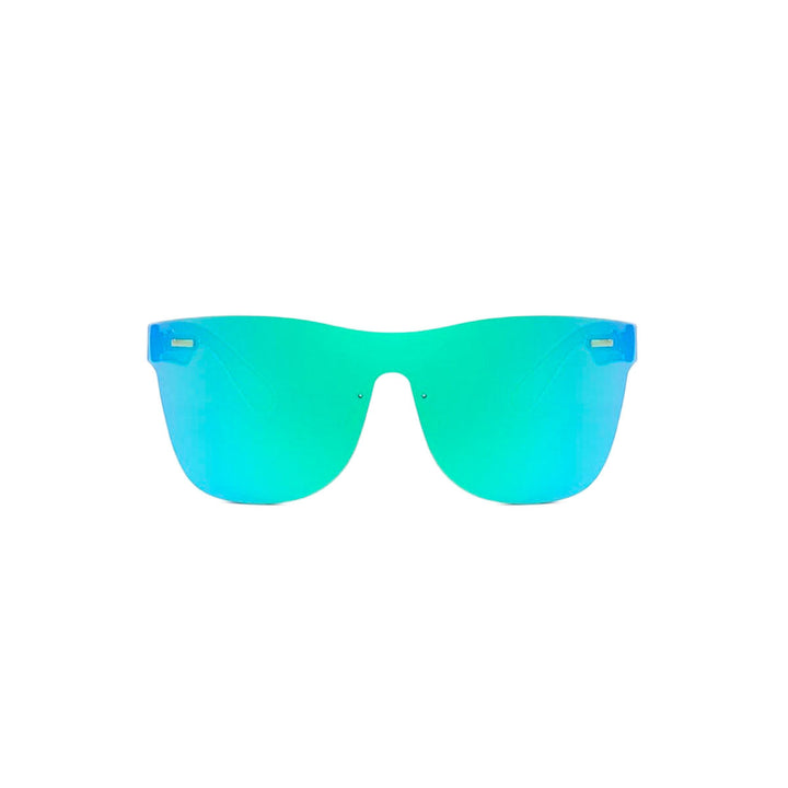 Unisex Solbriller med Färgade Speillinser och UV400 Skydd