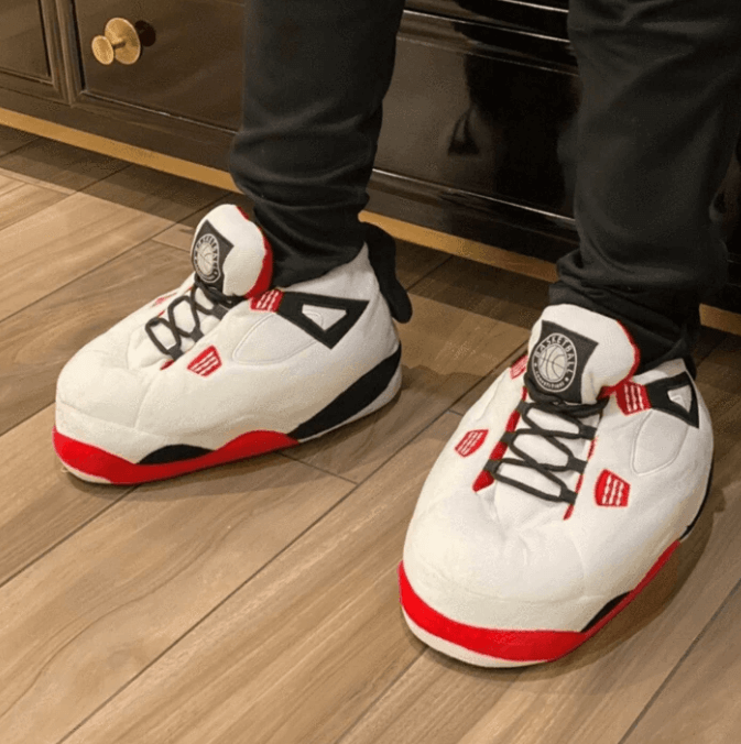 Bekväma Unisex Tofflor i Sneakerstil för Hemmekos