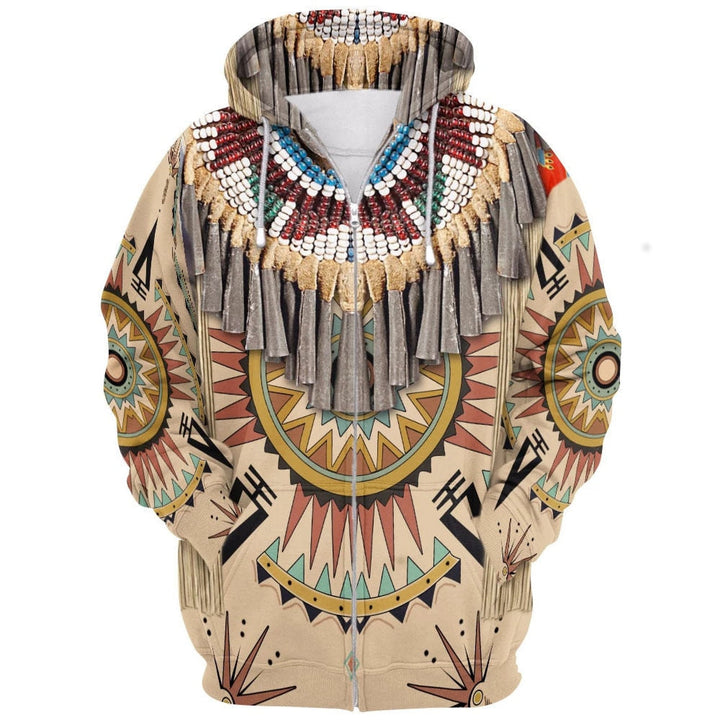 Unisex Tribal Huvtröja med 3D-tryck