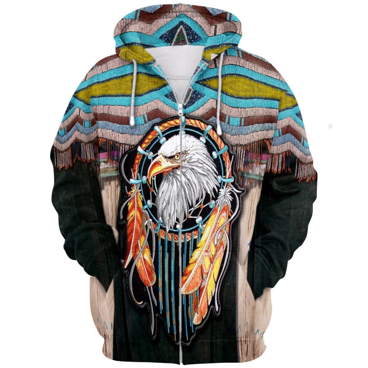 Unisex Tribal Huvtröja med 3D-tryck