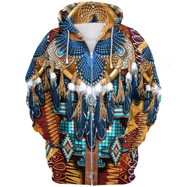 Unisex Tribal Huvtröja med 3D-tryck