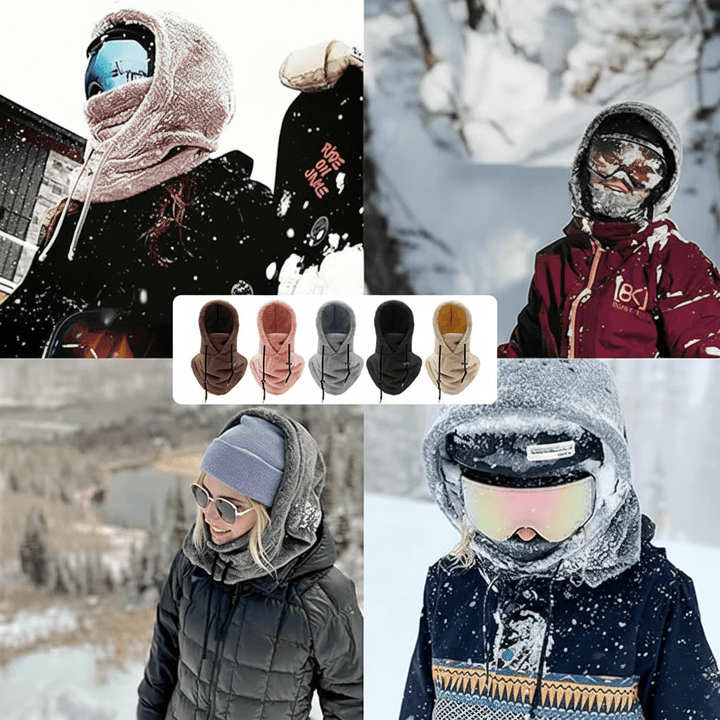 Unisex Vinterlue – Varm och Andningsbar med Mjukt Fleecefoder