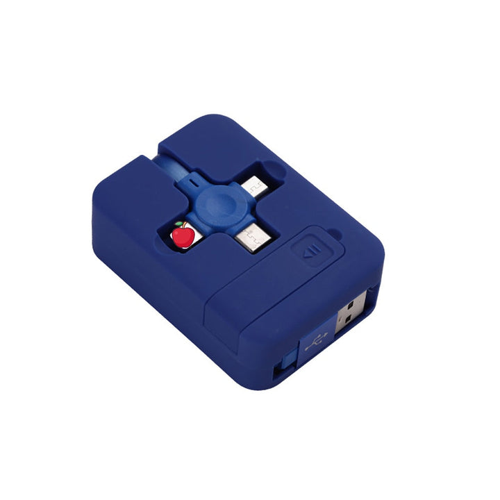 Universell 3-i-1 Teleskopisk Ladekabel med Telefonholder