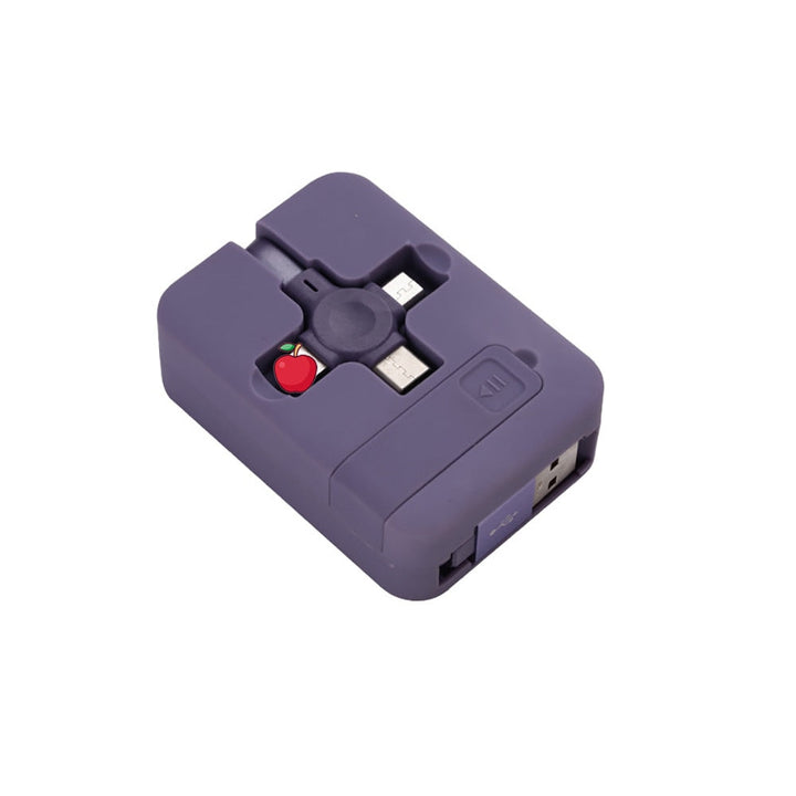 Universell 3-i-1 Teleskopisk Ladekabel med Telefonholder