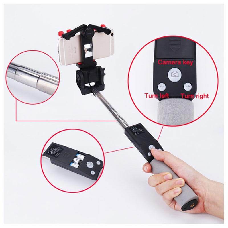 Universell 360° Roterbar Selfie Stick för Mobil