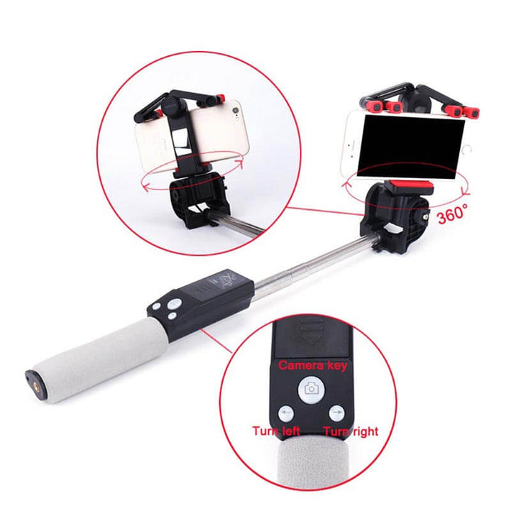 Universell 360° Roterbar Selfie Stick för Mobil