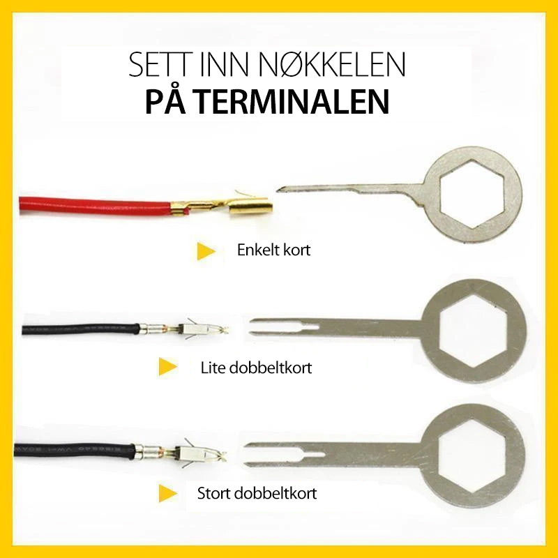 Fjerningsverktöy för Kontakter – Universalt och Holdbart