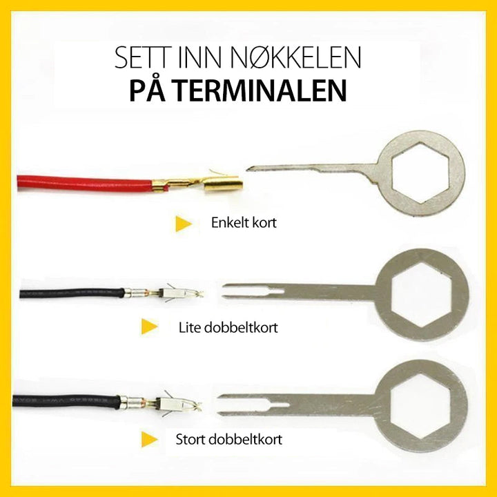 Fjerningsverktöy för Kontakter – Universalt och Holdbart