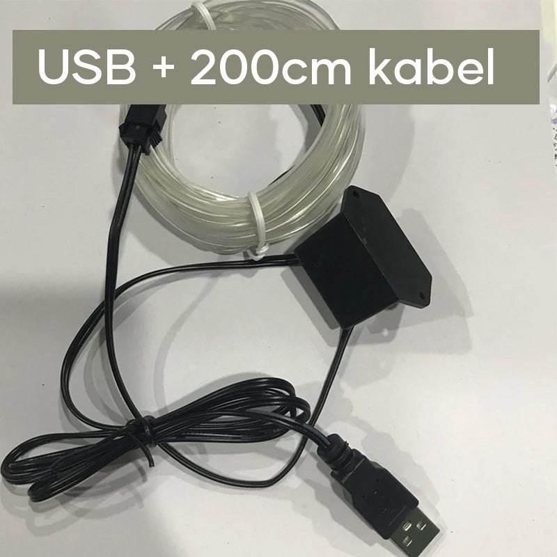 Dekorativ Stemningsbelysning för Bil - USB &amp; IP67 Skydd
