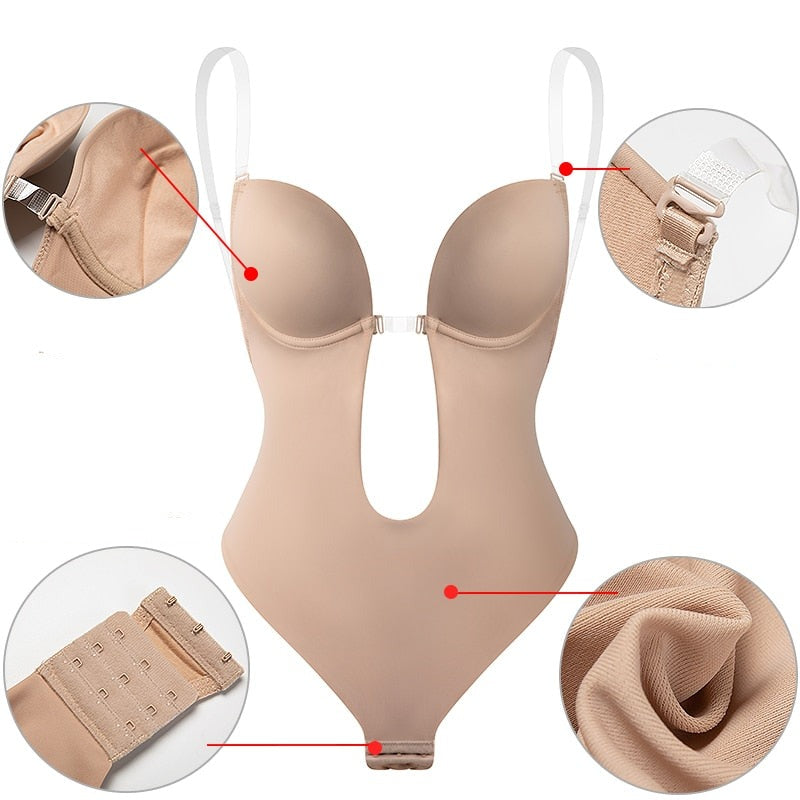 Usynlig Formende Bodysuit för Kvinnor – Glatte Kurver