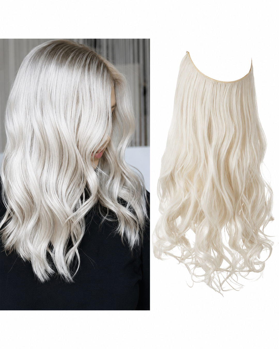 Usynlige Hårforlengelser för Kvinnor – Naturlig Utseende