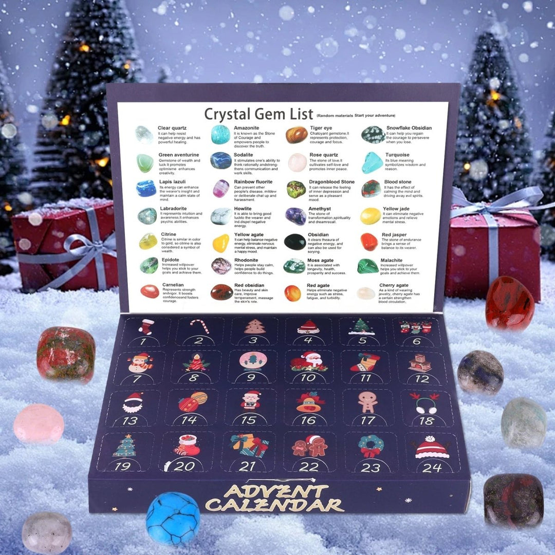 Unisex Kids Advent Kalender med Edelstener