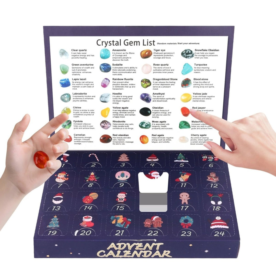 Unisex Kids Advent Kalender med Edelstener