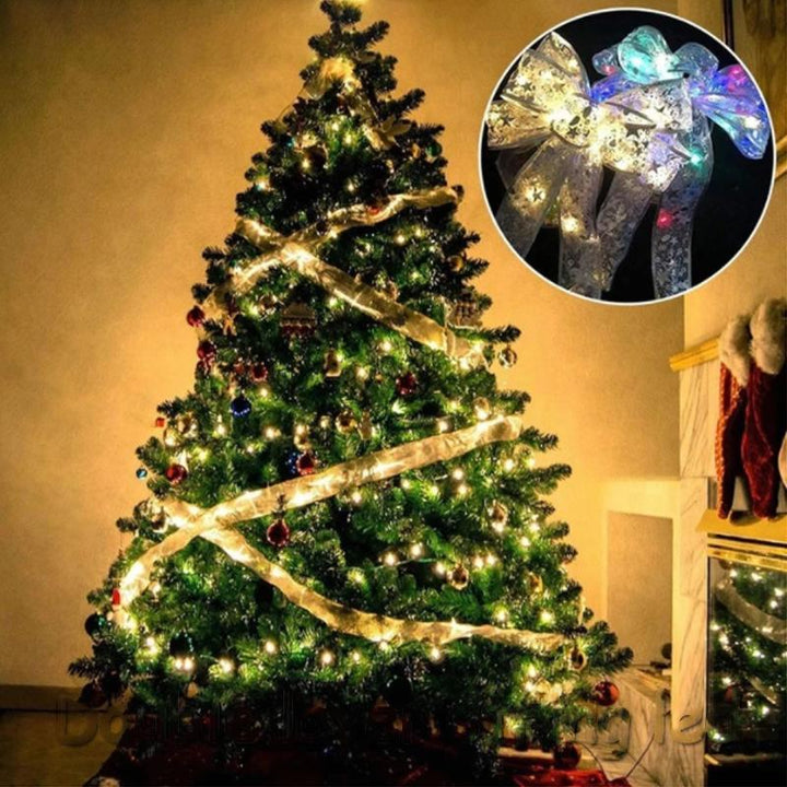 LED Slöyfebånd Ljus - Juletre Dekorasjon | Vattentät &amp; Formbar