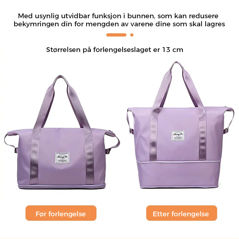 Reisepose med hög kapasitet - Vattentät - Multifunskjonalitet