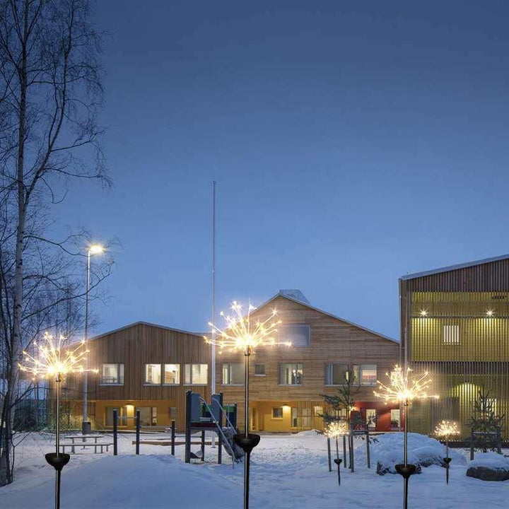 Vattentäta Solcelledrevne Fyrverkeri Hagelys - Väldigt Lyssterke och Dekorative