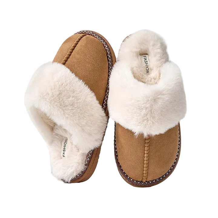 Kvinnor Vintertöfler med Mjukt Fôr